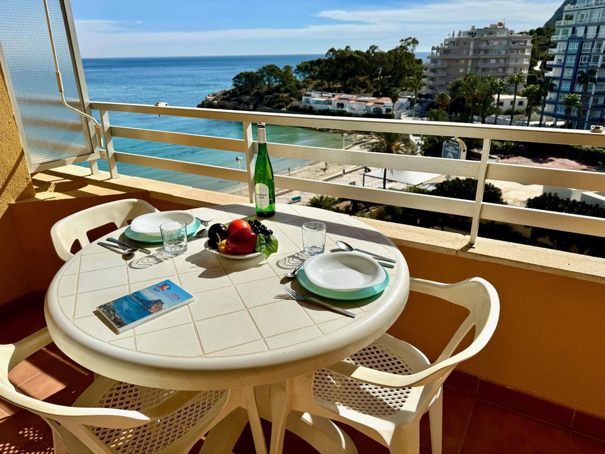 27C Vora 1 Dormitorio Con Vistas Al Mar Y Wifi Calpe Exteriér fotografie