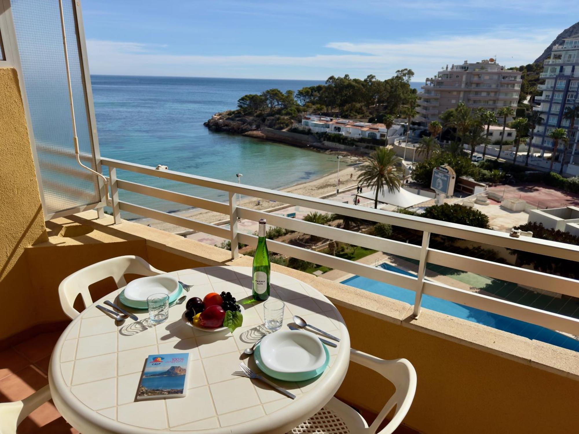 27C Vora 1 Dormitorio Con Vistas Al Mar Y Wifi Calpe Exteriér fotografie